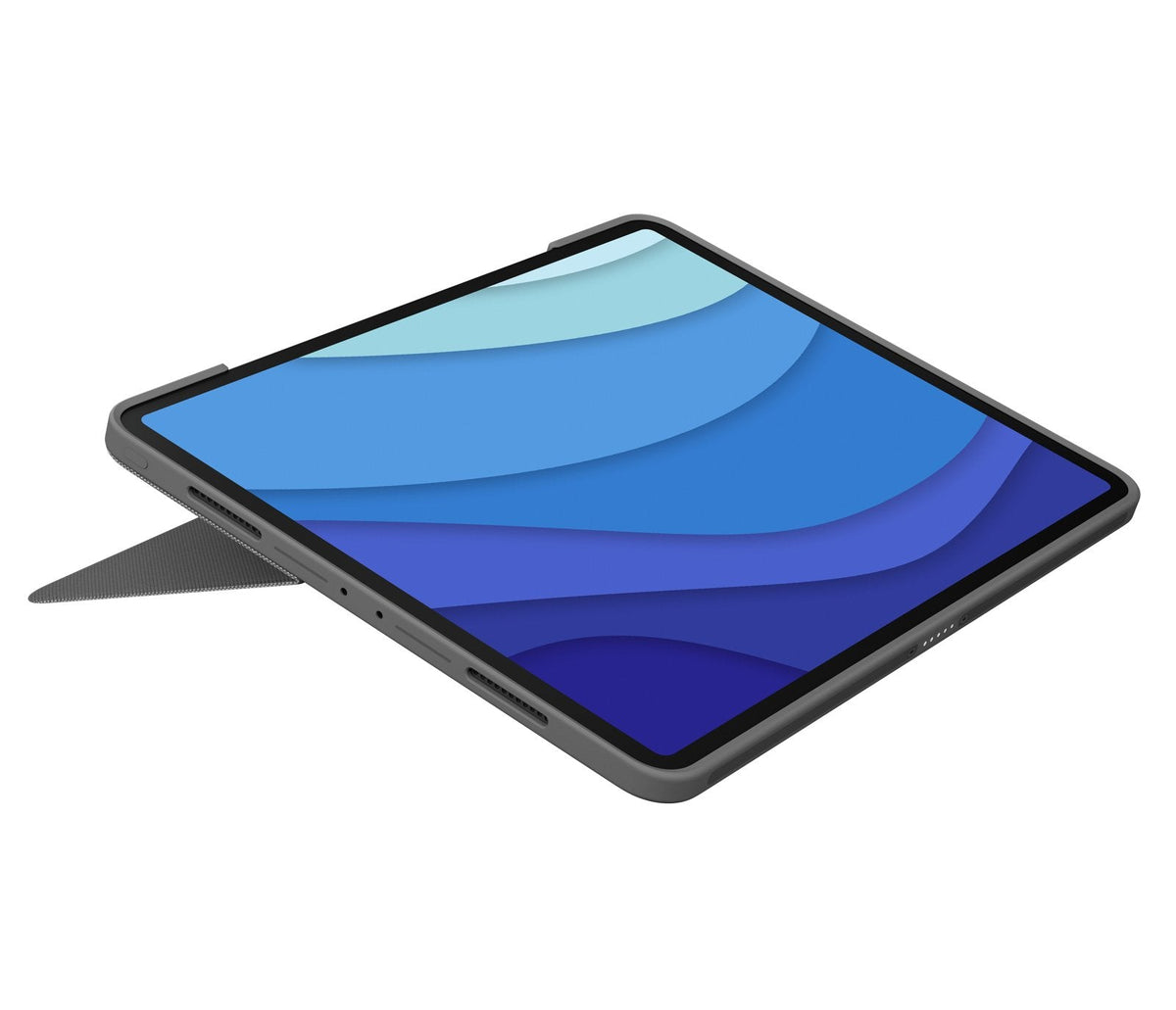 Logitech Combo Touch Caja De Teclado Y Folio Con Panel Táctil Luz Trasera Apple Smart Connector Qwerty Pan Nordic Gris Oxford Para Apple Ipad Pro De 12 9" (5ª Generación)