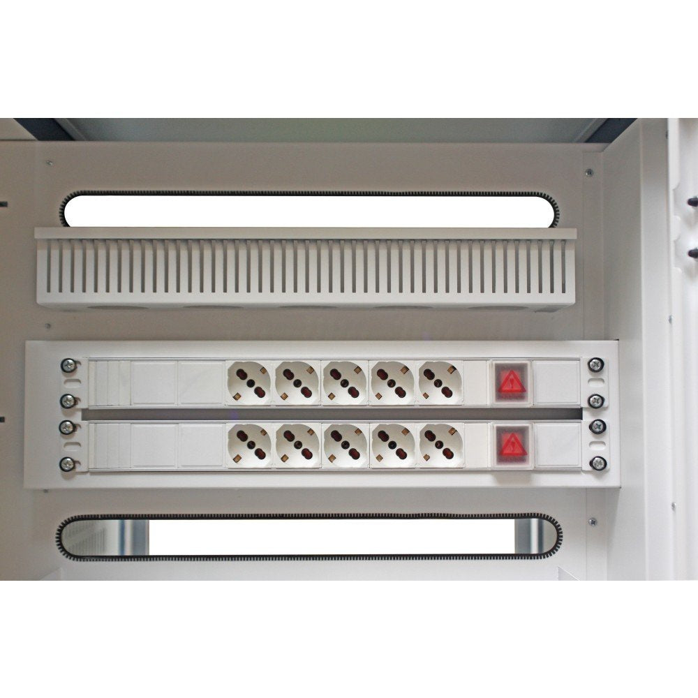 EAN 8051128108705 - Techly I-CABINET-30DTY carrito y armario de dispositivo portátil Independiente Blanco, Azul imagen 9