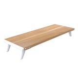 Techly Monitormänder Riser, Naturholz