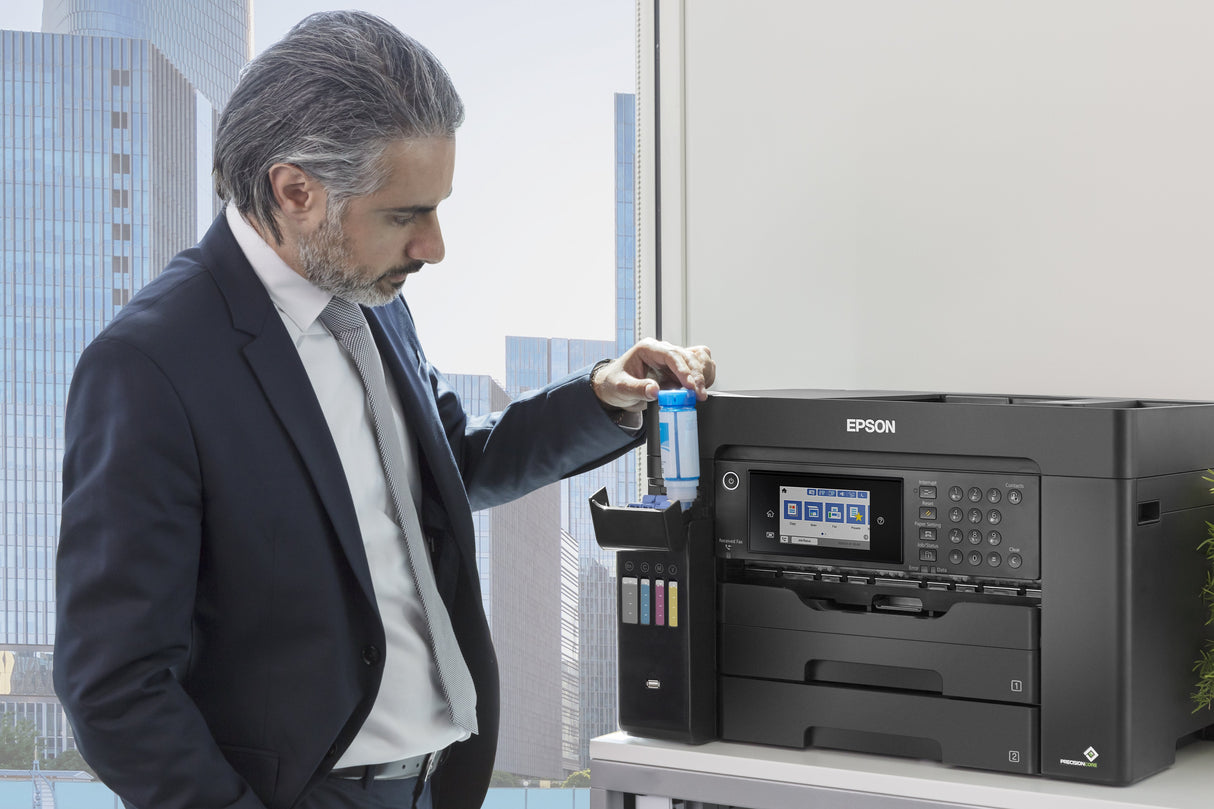 Tinta De Impresora Epson Ecotank L15160, A3 +, 32ppm, 1200x4800 Dpi, Usb, Wi-Fi, 3 Años De Garantía Después Del Registro