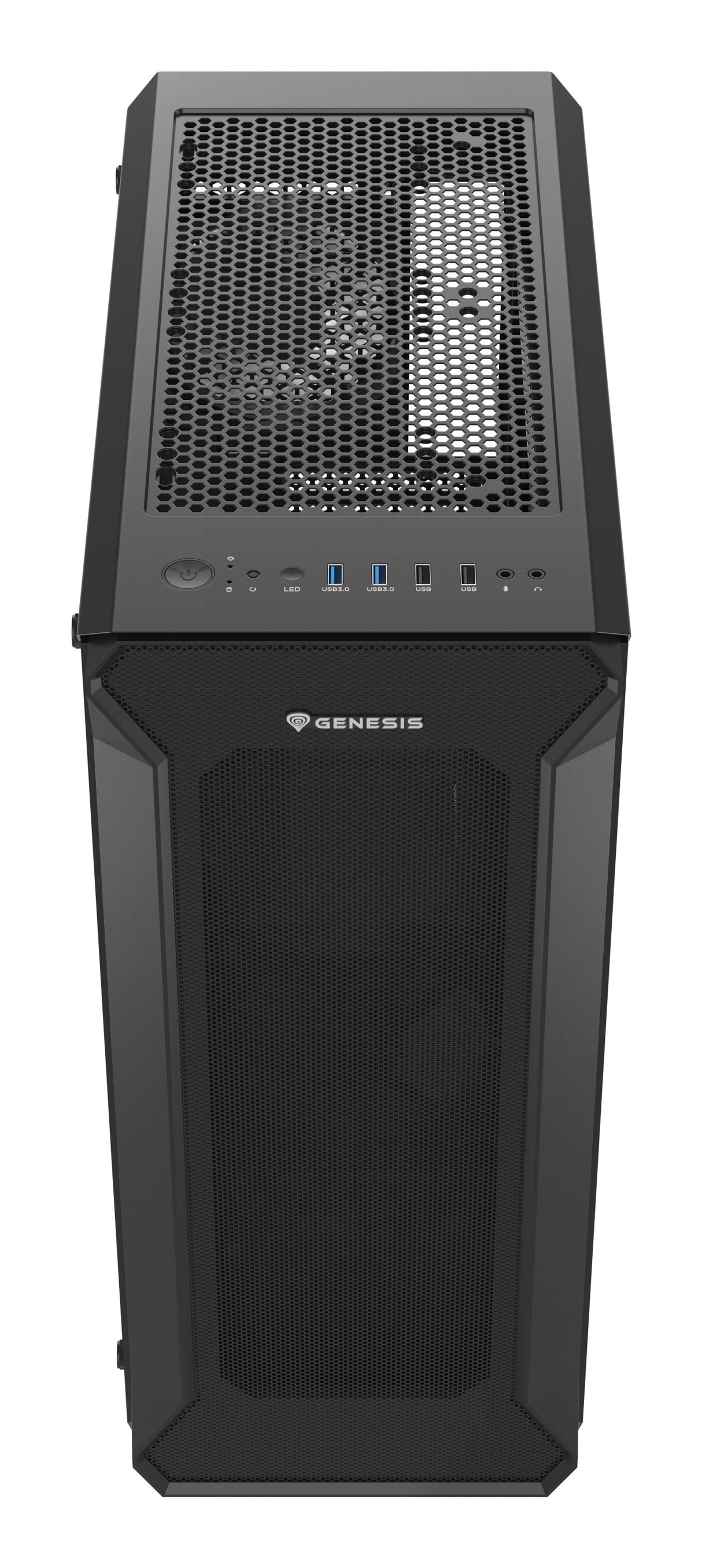 Caja Pc Natec Gaming Genesis Irid 505 Atx 2xusb 3.0 2xusb 2.0 S/F Cristal Templado