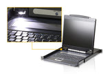 EAN 4710469343940 - ATEN CL3000N consola de rack 48,3 cm (19") 1280 x 1024 Pixeles Aluminio Negro 1U imagen 3