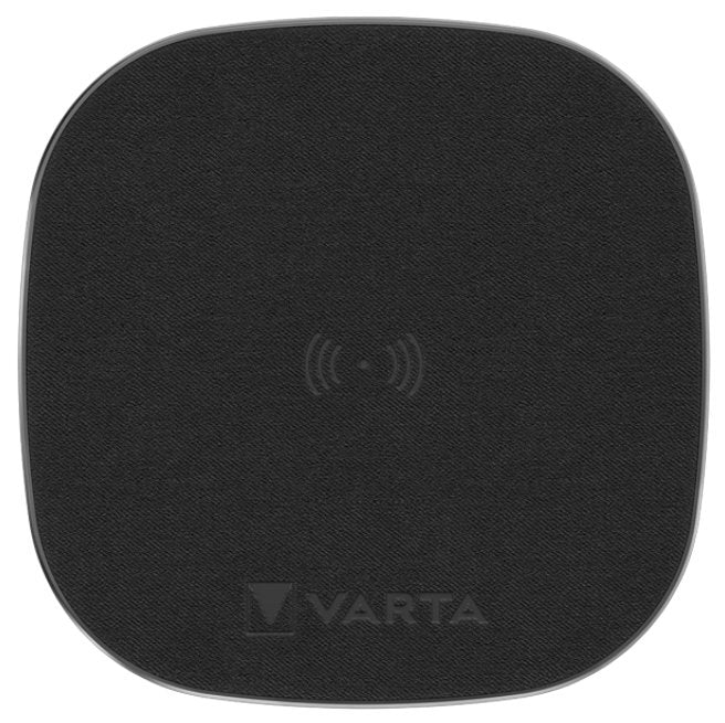 Varta Cargador Inalámbrico Rápido Pro, Qi, 5v/9v/12v, Negro