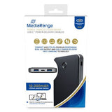 Mediarange Mr753 Batería Externa Polímero De Litio 10000 Mah Negro