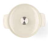 Kitchenaid Bräter Mit Deckel Gusseisen 22cm, Creme