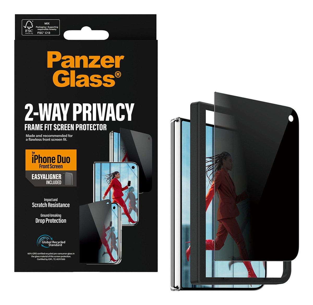 Panzerglass Privacy Front Screen Protector Iphone 18 Fold