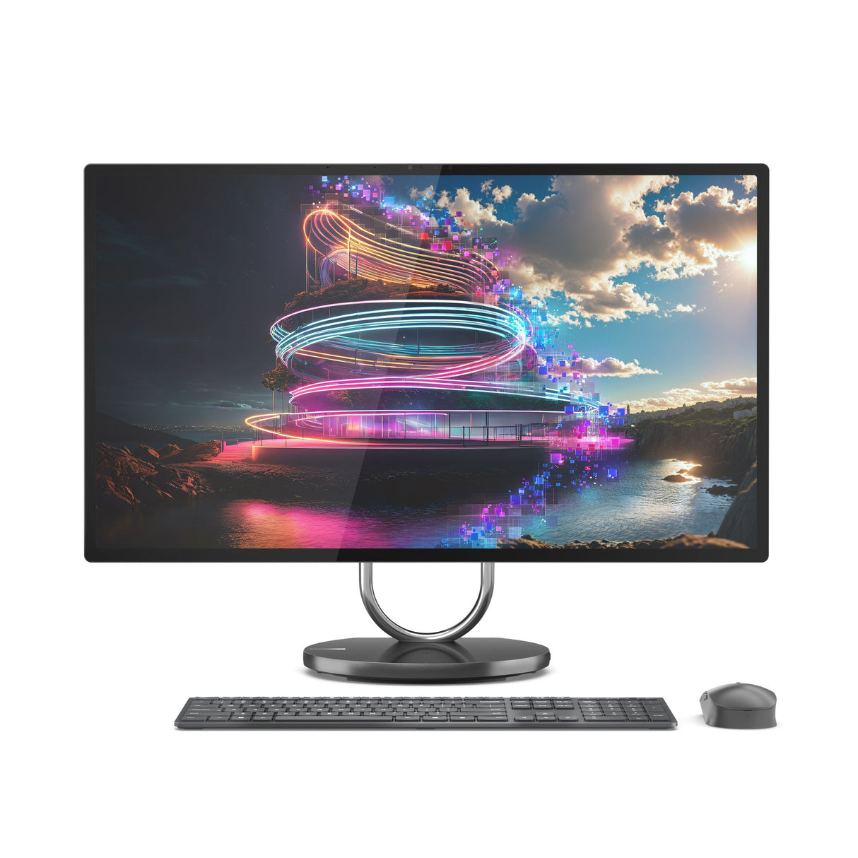EAN 198156674203 - Lenovo Yoga AIO 32ILL10 Intel Core Ultra 7 258V 80 cm (31.5") 3840 x 2160 Pixeles PC todo en uno 32 GB LPD imagen 1