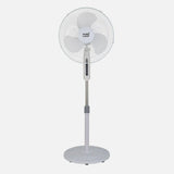 Ventilador De Pie Etesio Blanco 3 Velocidades 40w 3 Aspas Oscilante