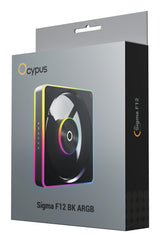 Ocypus Sigma F12 Argb Ocypus (Negro, 120 Mm) Sigma-F12-Bk1am00x-Gl