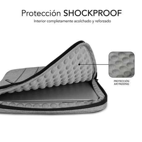 EAN 8436586742683 - SUBBLIM SUBLS-AP36002 maletines para portátil 35,6 cm (14") Gris imagen 4