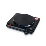 Placa De Cocina Eléctrica Haeger Disc 1500w 165 Mm Diámetro Termostato Sistema Seguridad Fusible Térmico Pies Antideslizantes