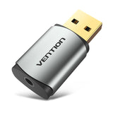 Tarjeta De Sonido Vention Cdnh0 2.1 Gris