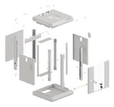 EAN 5901969441628 - Lanberg WF11-3309-10S armario rack 9U Bastidor de pared Gris imagen 9