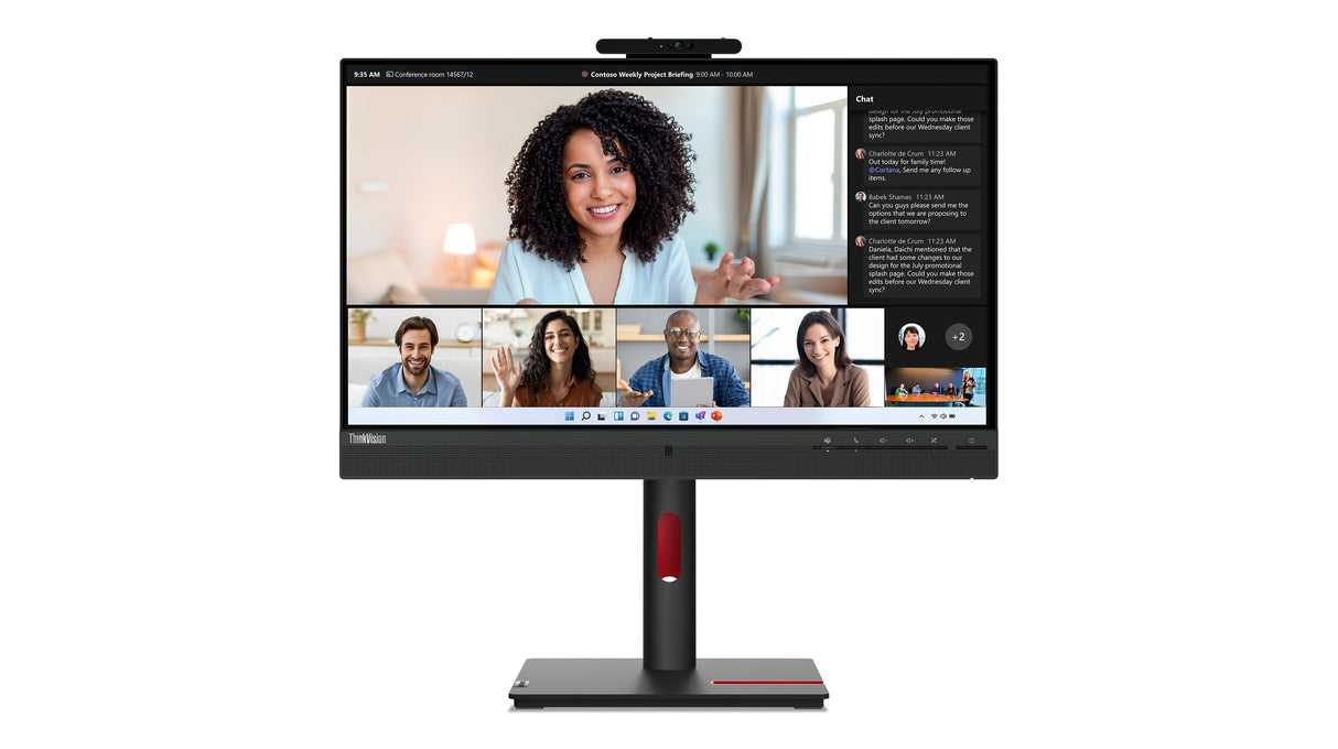 EAN 0196801934177 - Lenovo ThinkVision T24mv-30 LED display 60,5 cm (23.8") 1920 x 1080 Pixeles Full HD Negro imagen 2