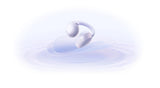 Auriculares Shokz Opendots Air Púrpura Inalámbricos Open-Ear Con Clip