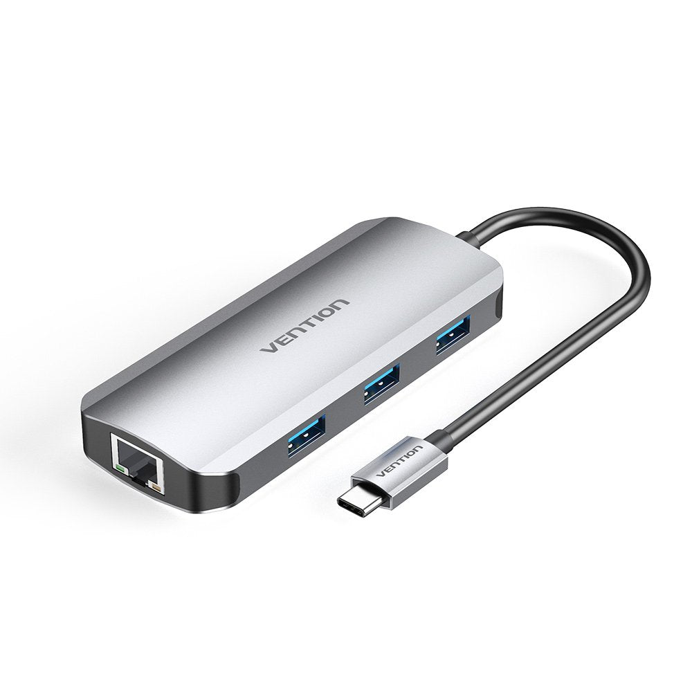 Docking Usb Tipo-C Vention Tohhb 1xhdmi 3xusb 1xrj45 1xusb Tipo-C Pd