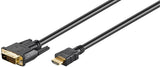 EAN 5711783978381 - Microconnect HDM192413 adaptador de cable de vídeo 3 m DVI-D HDMI tipo A (Estándar) Negro imagen 1