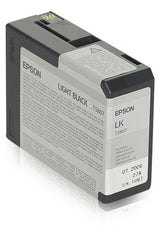 Tinta Original Epson T5807 80 Ml Negro Claro Original  Para Stylus Pro 3800, Pro 3880