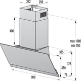 EAN 3838782389825 - Gorenje WHI949EXBG De pared Plata, Acero inoxidable 608 m³/h imagen 1