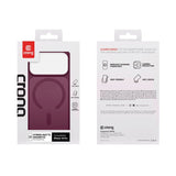 Etui Matte Magnetic Magsafe Iphone 18 Pro / Iphone 17 Pro Burgundowe
