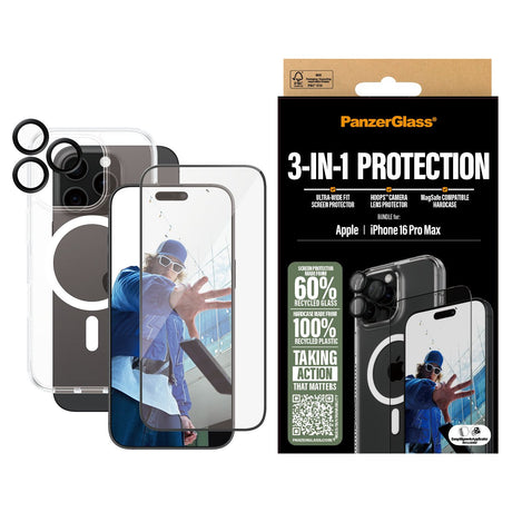 EAN 5715685003417 - PanzerGlass ® 3-in-1 Protection Bundle iPhone 16 Pro Max Protector de pantalla Apple 1 pieza(s) imagen 2