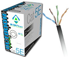 EAN 5901738551282 - A-LAN KIU5OUTS305 cable de red Negro 305 m Cat5e U/UTP (UTP) imagen 1