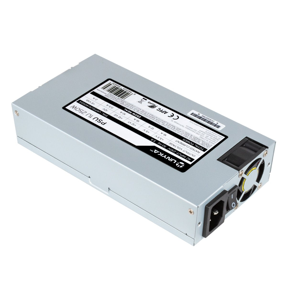 Fuente De Alimentacion Para Servidor Unykach Flex 1u 250w Apfc Activo Ventilador 40mm Fuente Destinada A Reparaciones