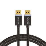 EAN 5901986047469 - Savio DisplayPort cable 1 m Black CL-165 Blanco imagen 1