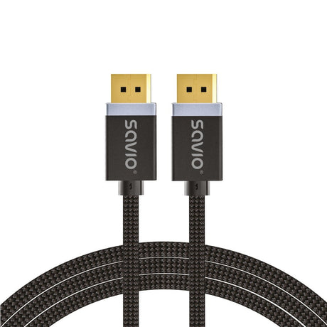EAN 5901986047469 - Savio DisplayPort cable 1 m Black CL-165 Blanco imagen 1