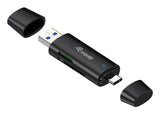 EAN 4015867241653 - Equip 245462 lector de tarjeta USB 3.2 Gen 1 (3.1 Gen 1) Type-A/Type-C Negro imagen 1