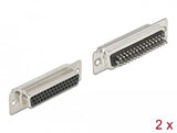 D-Sub Hd 44 Pin Buchse Metall, Lötversion, 2 Stück