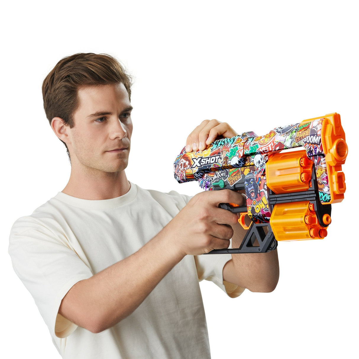 Lanzador Zuru X-Shot Skins - Dread Sketch, Dart Blaster 36517h