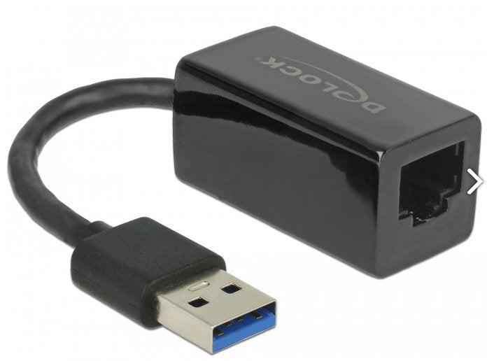 Delock Adaptador Usb 3.0 Typ-A > 1 X Gigabit Lan Rj45 Negro
