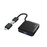 EAN 4047443436887 - Hama 00200116 hub de interfaz USB 3.2 Gen 1 (3.1 Gen 1) Type-A + Type-C 5000 Mbit/s imagen 1