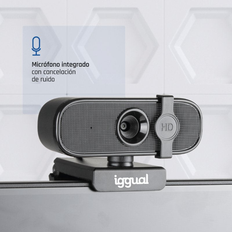 EAN 8435364317167 - iggual WC1080 Quick View cámara web 1920 x 1080 Pixeles Negro imagen 21