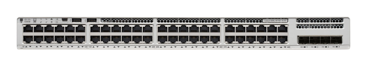 EAN 0889728298674 - Cisco Catalyst 9200L Gestionado L3 Gigabit Ethernet (10/100/1000) Energía sobre Ethernet (PoE) Gris imagen 2