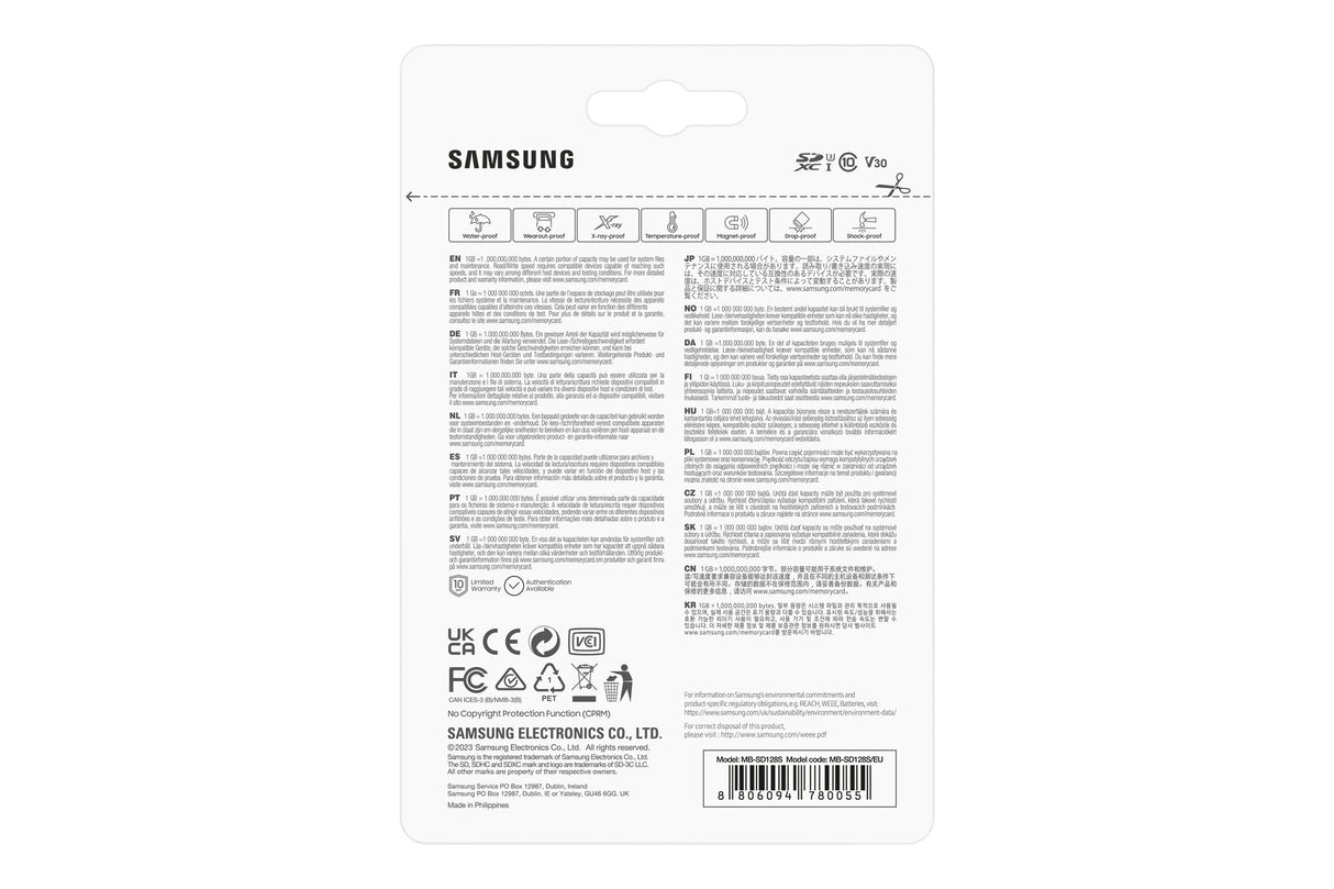 EAN 8806094780055 - Samsung PRO Plus MB-SD128S 128 GB SDXC UHS-I Clase 10 imagen 6