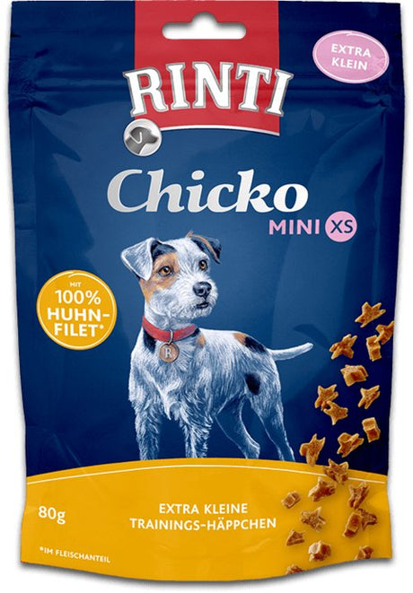 EAN 4000158914408 - RINTI Chicko Mini Perro Snacks Pollo 80 g imagen 1