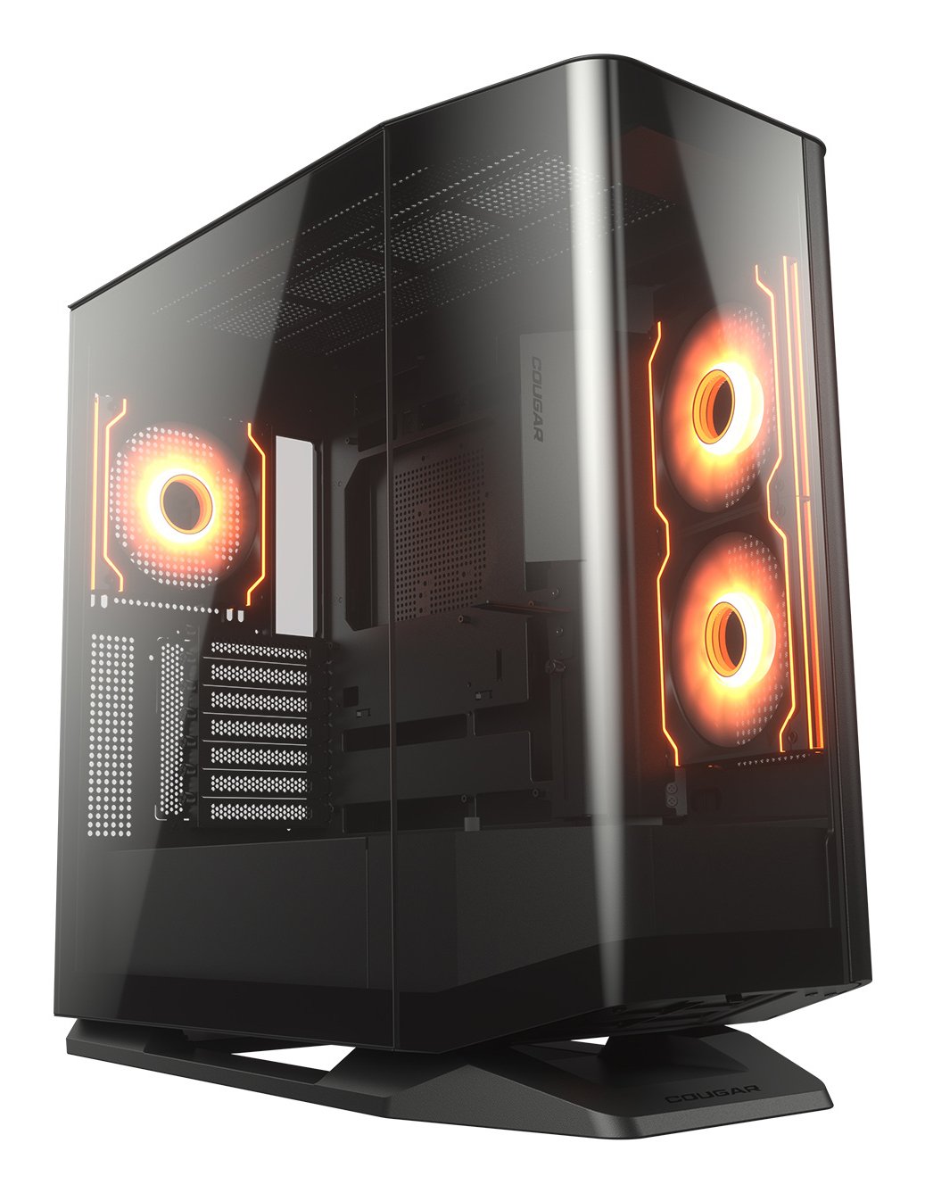 Caja Pc Cougar Semitorre Fv270 Rgb Negro