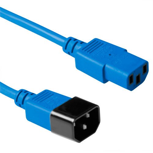 Cable Extension C13 A C14  0.6 M Azul Act