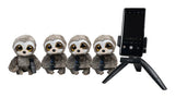 Boya Microphone Wireless By-V4 2.4ghz With 4 Transmitters And 1 Receiver (Type-C) Black Eu