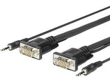 Vivolink Provgamcs4.6 Adaptador De Cable De Vídeo 4,6 M Vga (D-Sub) + 3,5mm Negro