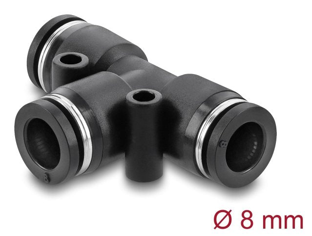 Delock Pneumatik Steckverbinder 8 Mm Con Zwei Befestigungslöchern T-Form