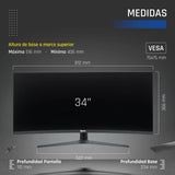 EAN 8435364319543 - iggual IGG319543 pantalla para PC 86,4 cm (34") 3440 x 1440 Pixeles Wide Quad HD LED Negro imagen 16