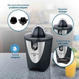 EAN 8426156017662 - Grunkel XP-VC60N prensa de cítricos eléctricos 60 W Acero inoxidable, Negro imagen 3