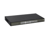 Levelone Switch 24x Ge Ges-2128 4xge 4xgsfp 19"