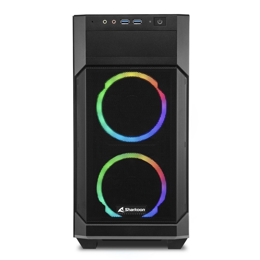 Caja Pc Sharkoon V1000 Matx 2xusb3.0 Sin Fuente Rgb