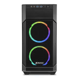 Caja Pc Sharkoon V1000 Matx 2xusb3.0 Sin Fuente Rgb