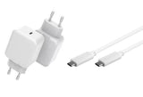 EAN 5704174602491 - CoreParts MBXUSB-AC0013 cargador de dispositivo móvil Universal Blanco Corriente alterna Carga rápida Int imagen 1