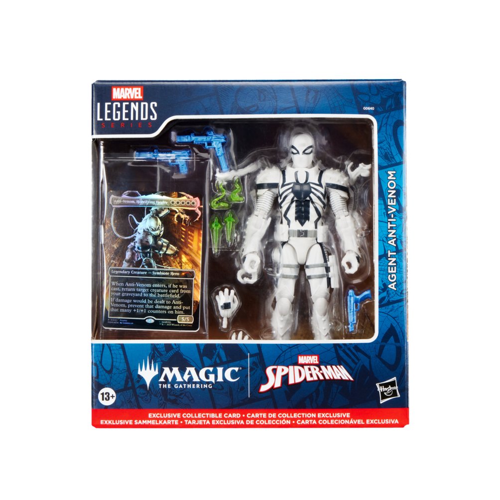 Figura Agent Anti-Venom Magic The Gathering Spider-Man Marvel 15cm